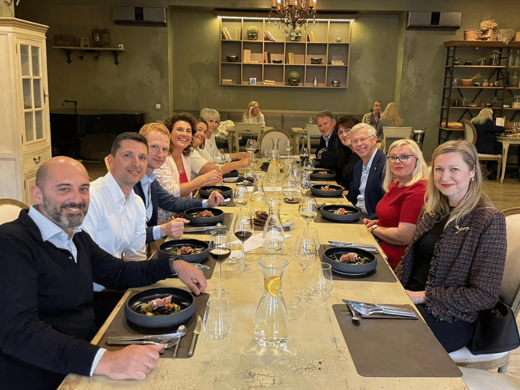 Reps. of EAP And the Estonian Paediatric Society shared a networking dinner