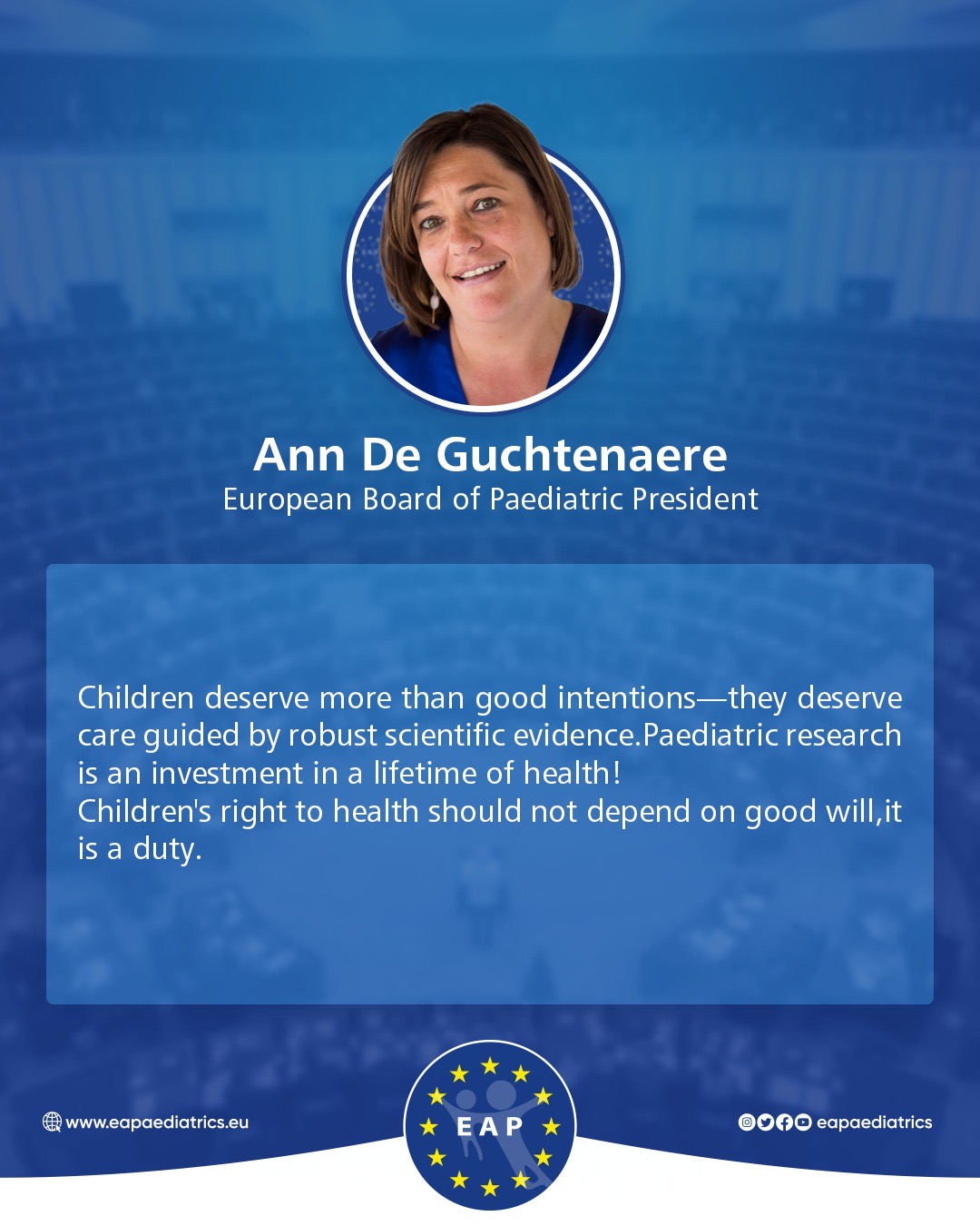 Prof Ann de Guchtenaere